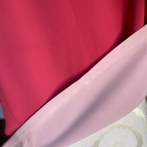 WHBM Reversible V-Neck Tank NWOT Creamy Pink and Salmon